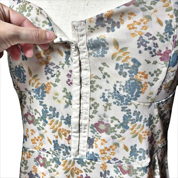 STITCH & PINE Floral Corset Sleeveless Dress Size XL - Picture 3 of 9